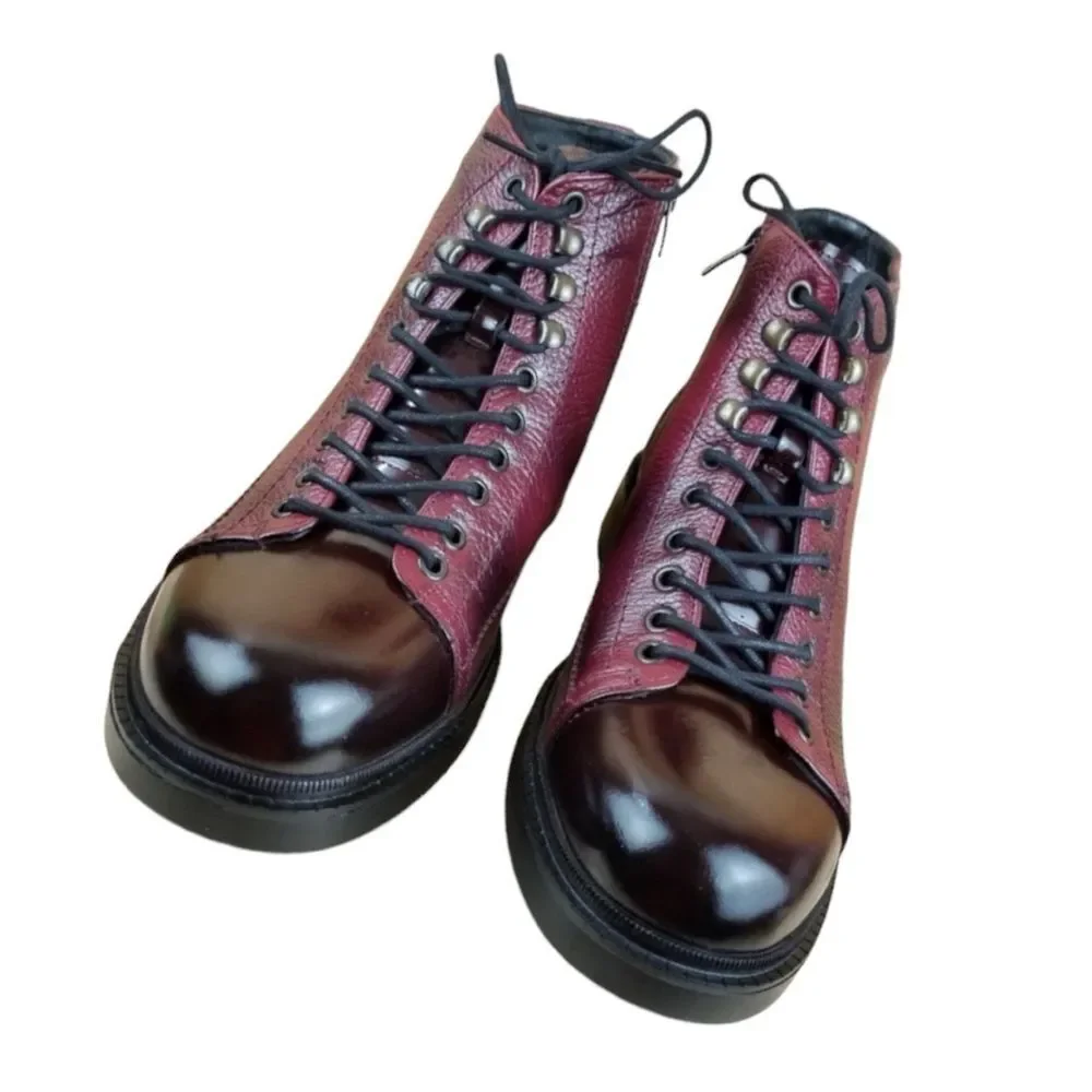 Paul Branco Men’s Casual Chukka Boot Burgundy Size US 11 EU 44 Medium New